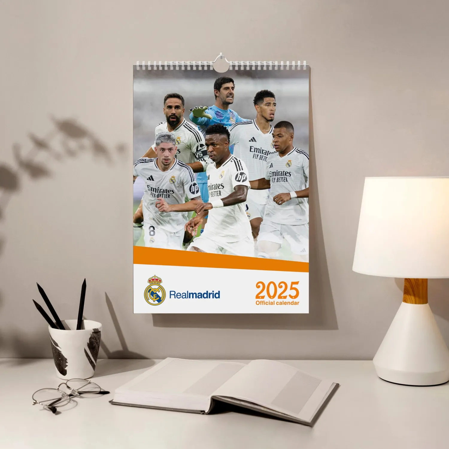 Grupo Erik Editores A3 Calendar 2025 Real Madrid^ Stationery