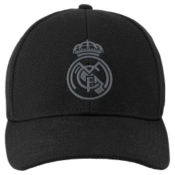 Project Rogers & JLK, S.L. Adult Cap Crest Piqué Black Real Madrid^ Caps