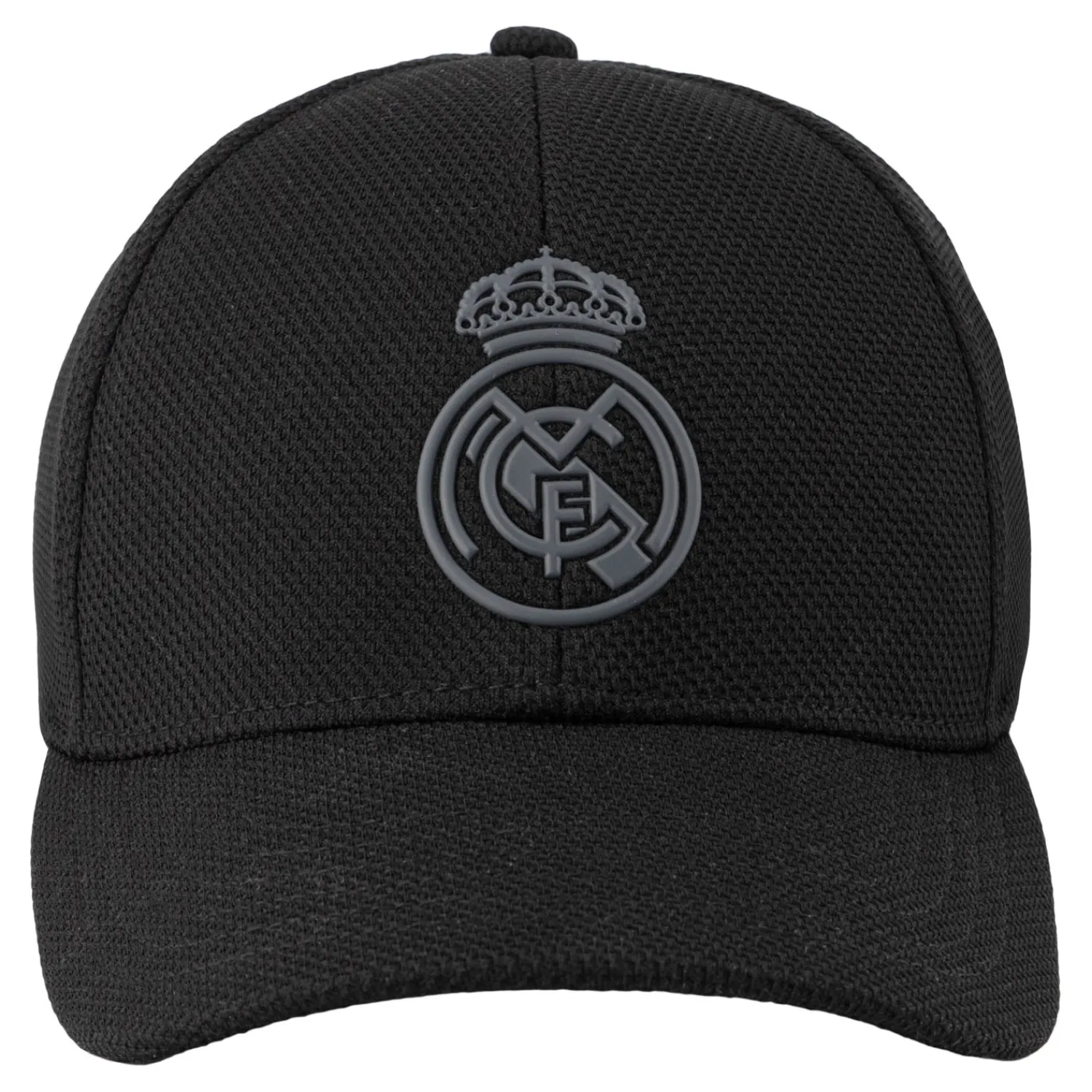 Project Rogers & JLK, S.L. Adult Cap Crest Piqué Black Real Madrid^ Caps