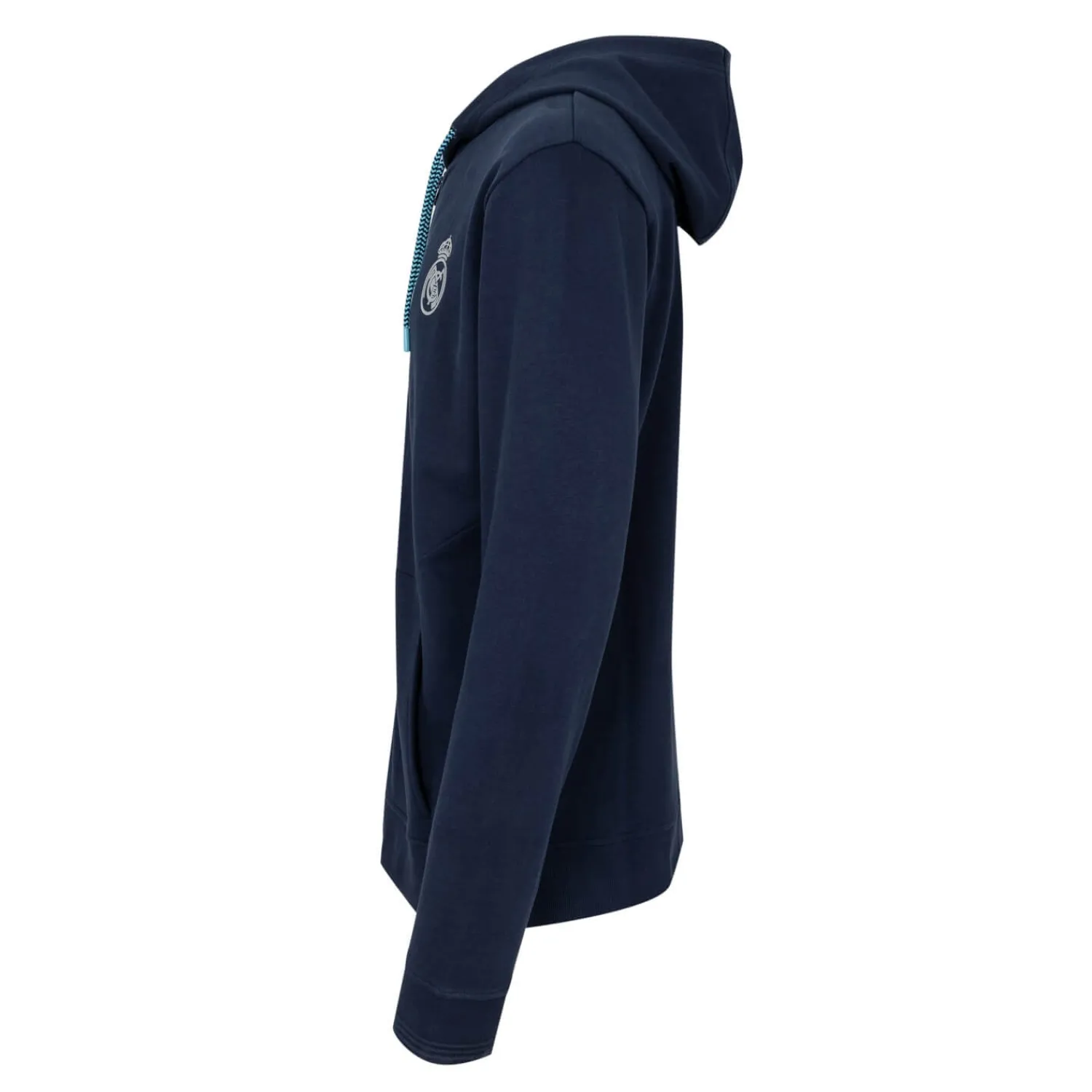 Foundry Bernabéu Neon Lights Mens Zip Through Hoodie Navy^ Sweatshirts