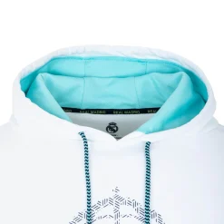 Foundry Bernabéu Neon Lights Mens Chest Crest Print Oth Hoodie White^ Sweatshirts
