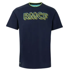 Foundry Bernabéu Neon Lights Mens RMCF Embroiry Logo T-Shirt Navy^ T-Shirts