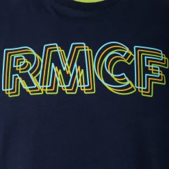 Foundry Bernabéu Neon Lights Mens RMCF Embroiry Logo T-Shirt Navy^ T-Shirts