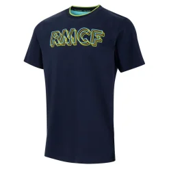 Foundry Bernabéu Neon Lights Mens RMCF Embroiry Logo T-Shirt Navy^ T-Shirts