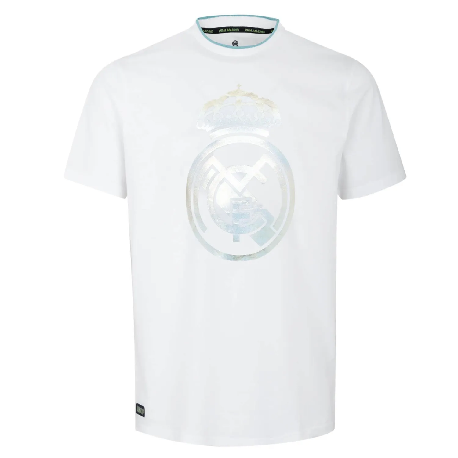 Foundry Bernabéu Neon Lights Mens RMCF Reflective Logo T-Shirt White^ T-Shirts|Sweatshirts