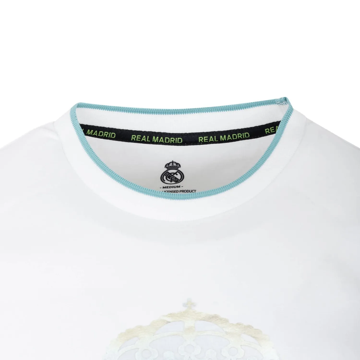 Foundry Bernabéu Neon Lights Mens RMCF Reflective Logo T-Shirt White^ T-Shirts|Sweatshirts