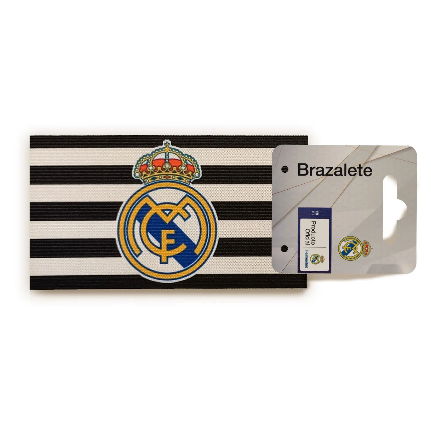 Project Rogers & JLK, S.L. Captain Armband Adult Real Madrid Crest Black/White^ Caps