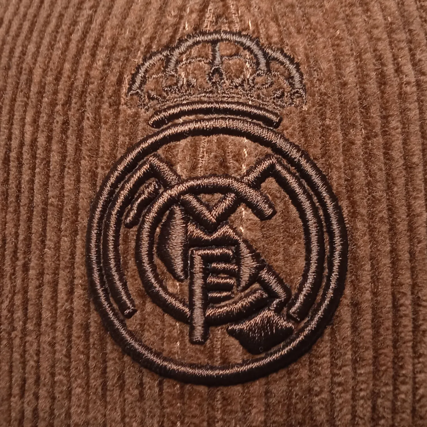 Project Rogers & JLK, S.L. Crest Cap Corduroy Brown Real Madrid^ Caps