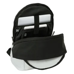 SAFTA S.A. Double Backpack Laptop 15,6´´ White/Black Real Madrid^ Bags & Luggage|Back To School