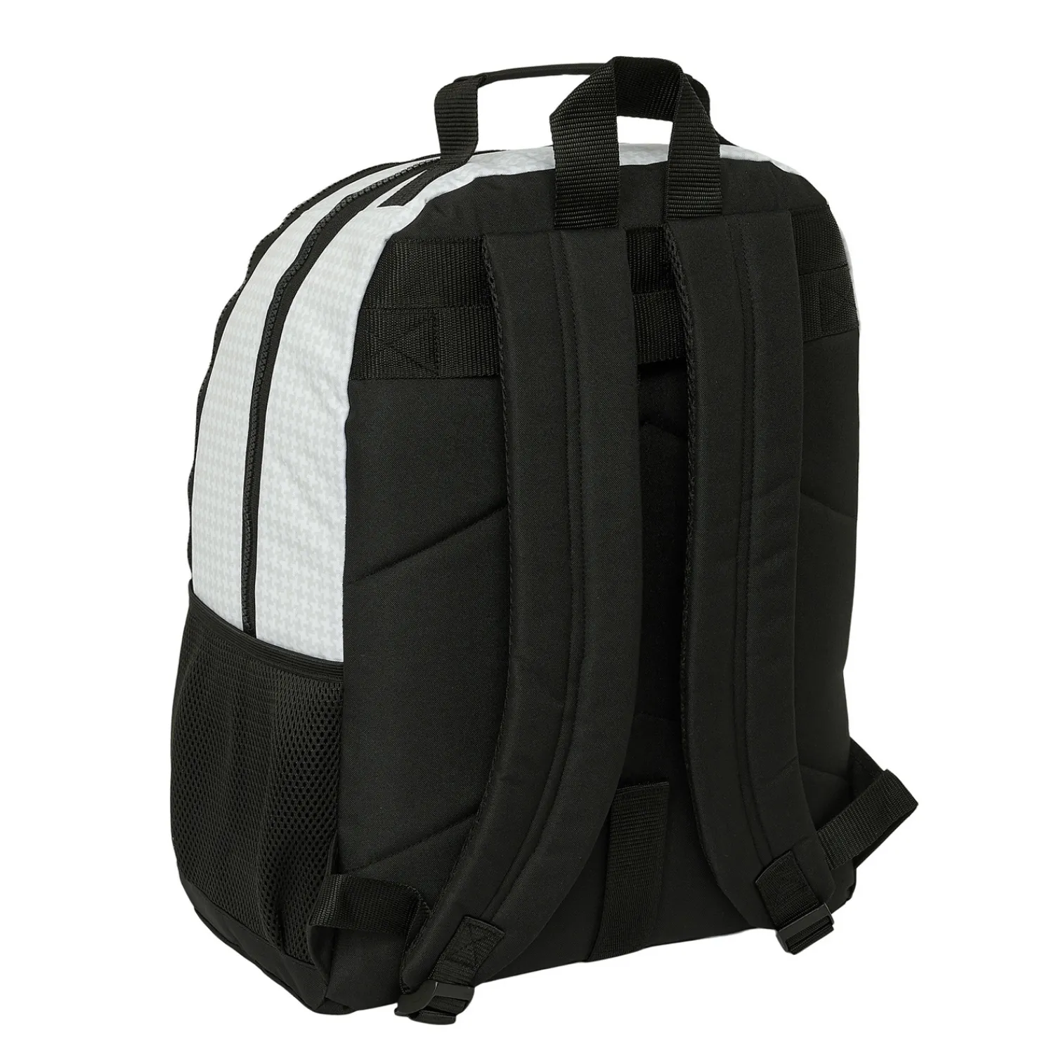 SAFTA S.A. Double Backpack White/Black Real Madrid^ Bags & Luggage|Back To School