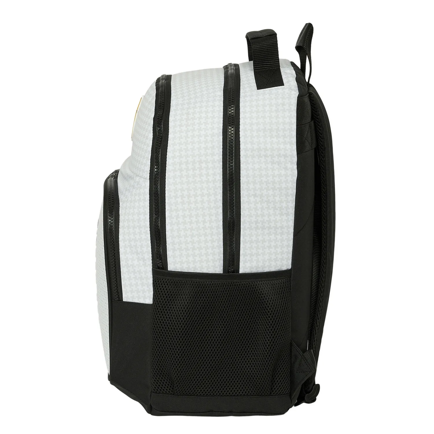 SAFTA S.A. Double Backpack White/Black Real Madrid^ Bags & Luggage|Back To School