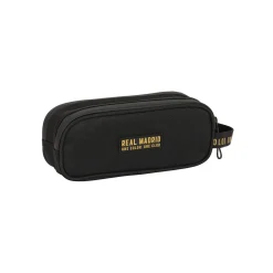 SAFTA S.A. Double Pencil Case Black/Mustard Real Madrid^ Stationery
