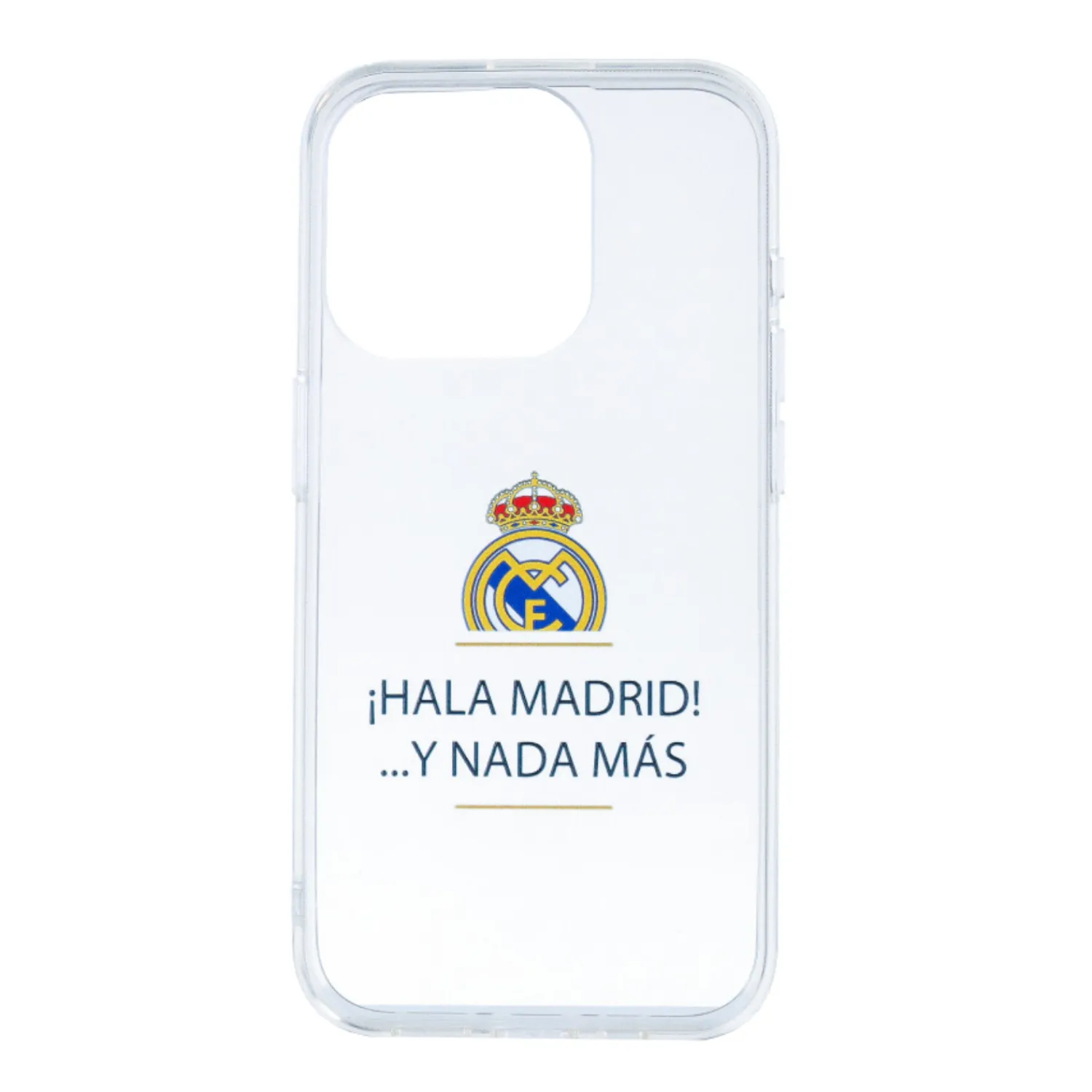JLK Merchandising, S.L. Iphone 15 Pro Max Phone Case ¡Hala Madrid! Transparent^ Phone Cases