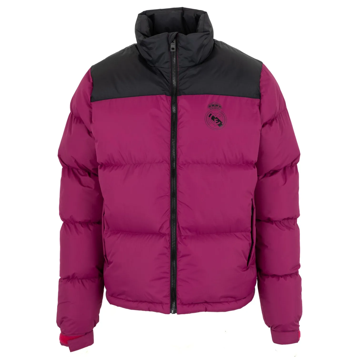 MBA Solutions Ladies Outerwear Color Block Puffer Jacket Anorak Fucsia^Women Jackets