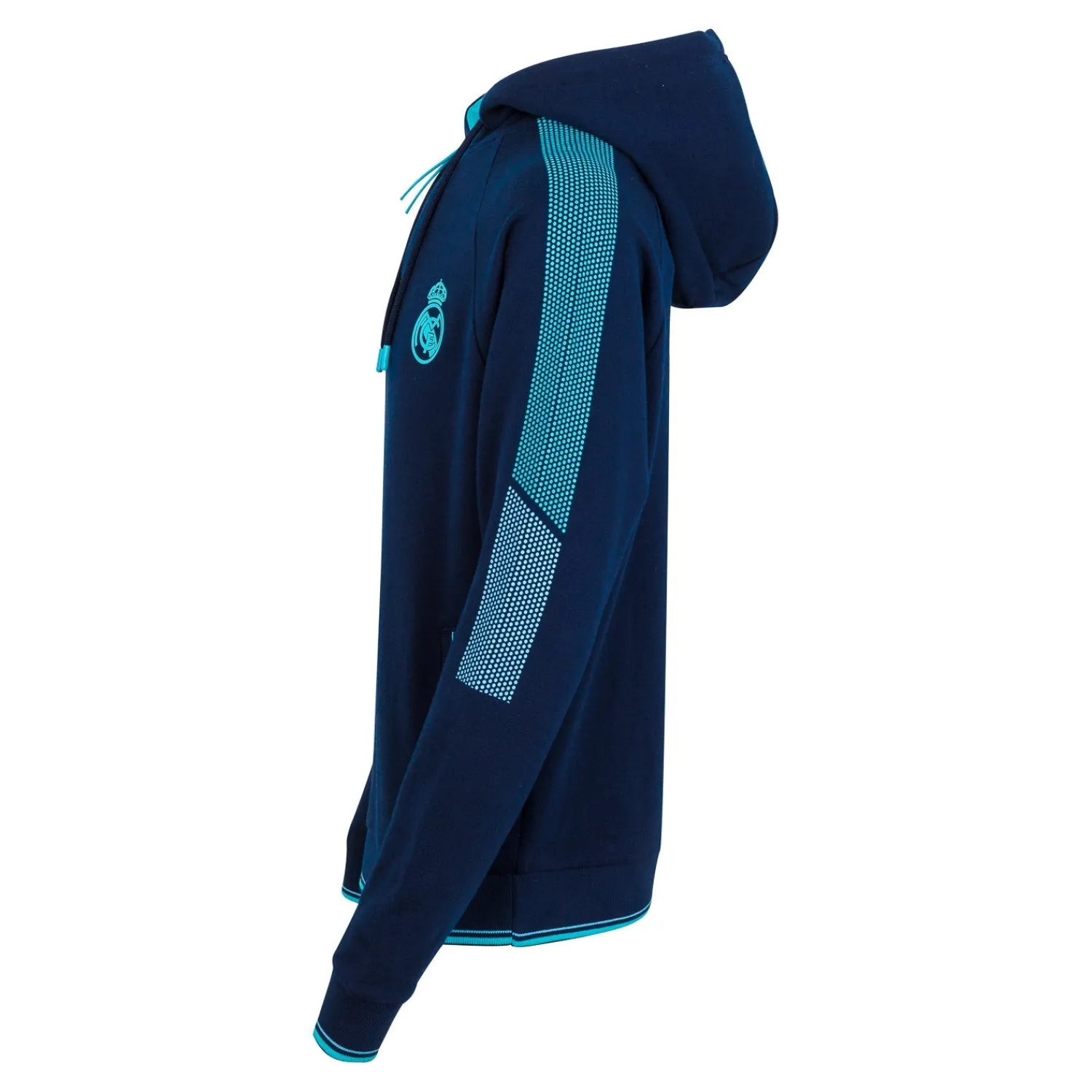 Foundry Madrid Sky Mens Panel Sleeve Zip Hoodie Navy^ Sweatshirts