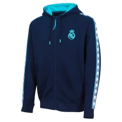 Foundry Madrid Sky Mens Tape Sleeve Zip Hoodie Navy^ Sweatshirts