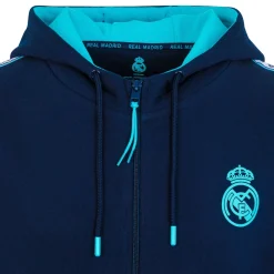 Foundry Madrid Sky Mens Tape Sleeve Zip Hoodie Navy^ Sweatshirts