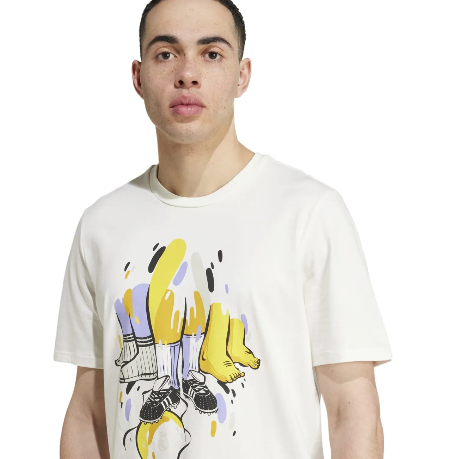 Adidas España, S.A.U Mens adidas Artist Pack T-Shirt White 24/25^ T-Shirts