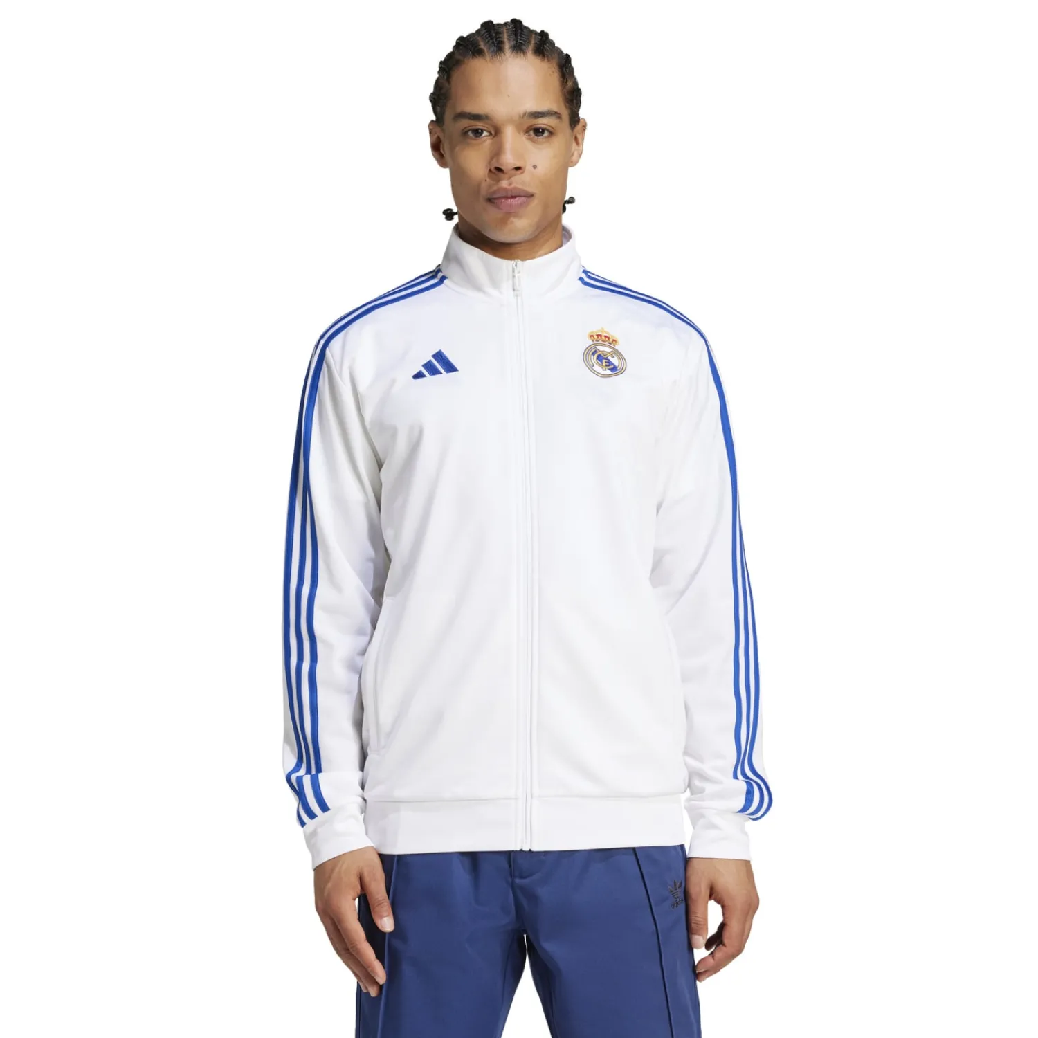 Adidas España, S.A.U Mens adidas DNA Track Top 24/25 White^ Jackets|Tracksuits