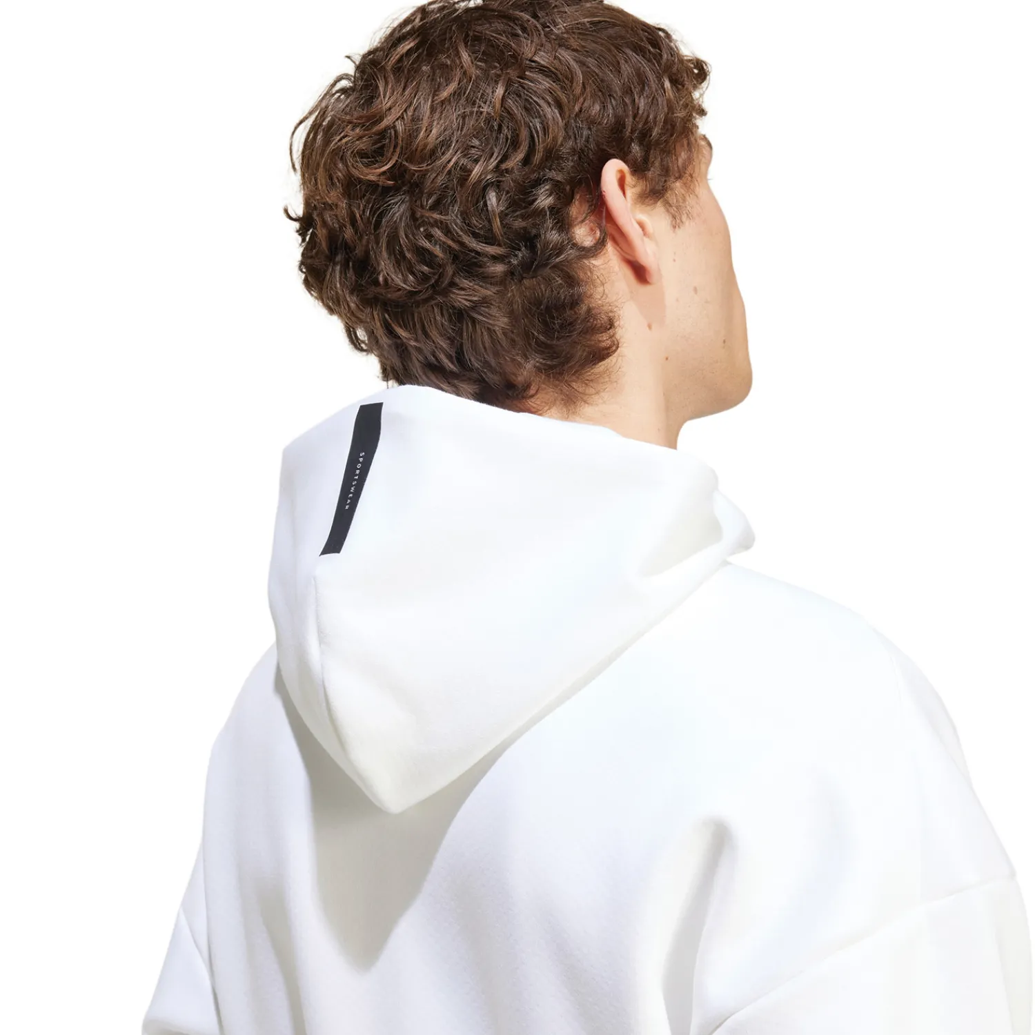 Adidas España, S.A.U Mens adidas Real Urban Full Zip Hoodie White^ Jackets|Sweatshirts