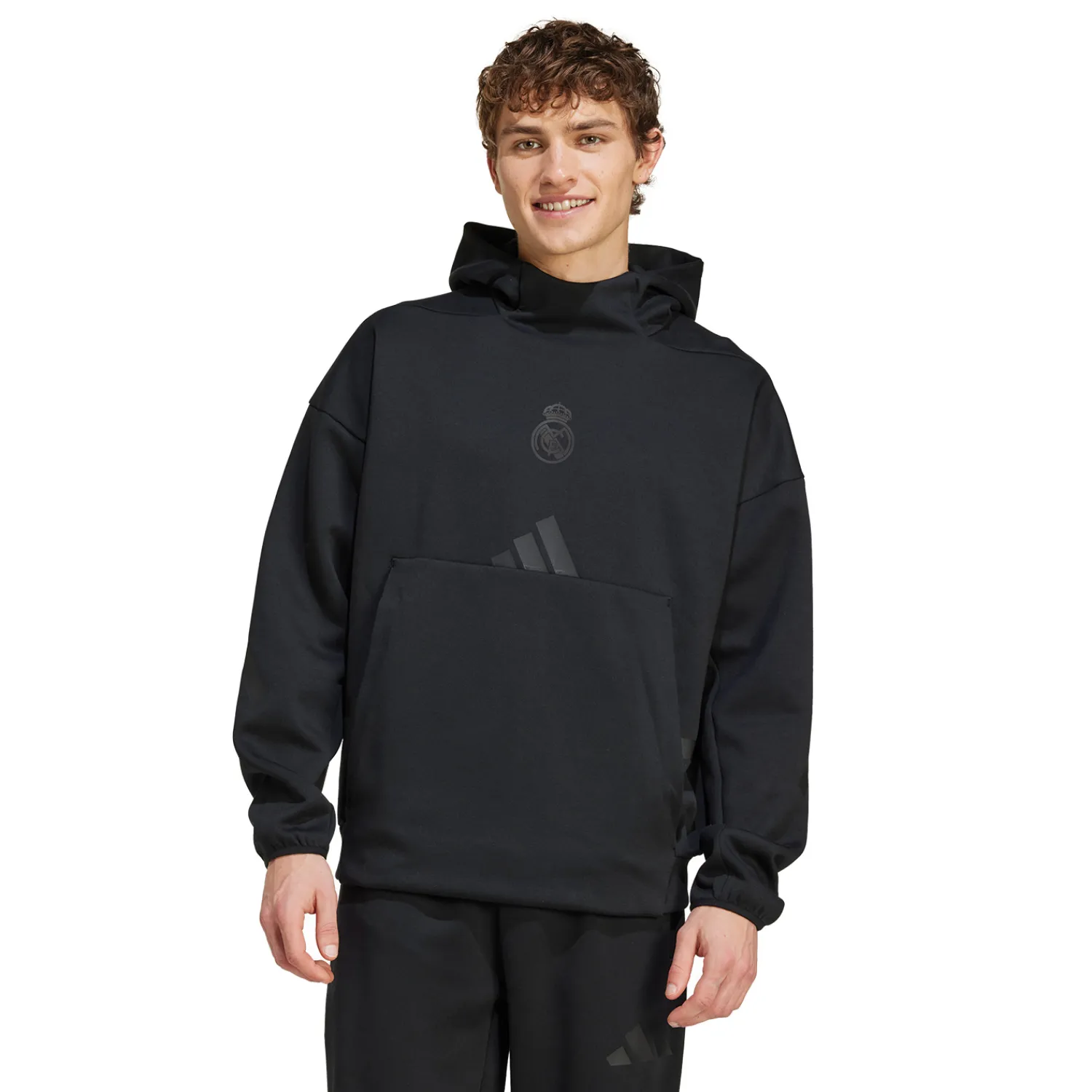 Adidas España, S.A.U Mens adidas Real Urban Hoodie Black^ Sweatshirts|Sweatshirts