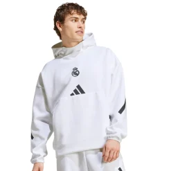 Adidas España, S.A.U Mens adidas Real Urban Hoodie White^ Sweatshirts|Sweatshirts