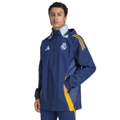 Adidas España, S.A.U Mens adidas Training All Weather Jacket 24/25 Navy^ Jackets|Sweatshirts