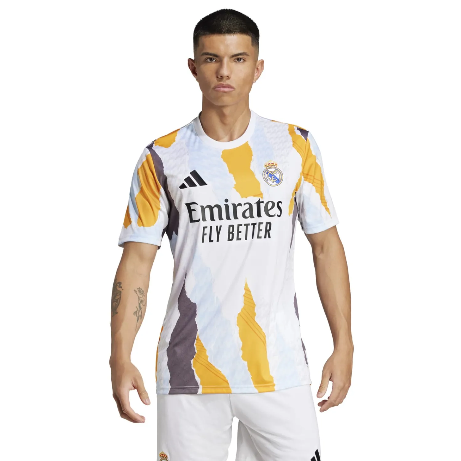 Adidas España, S.A.U Mens adidas Warm Up Shirt 24/25 White^ T-Shirts|T-Shirts