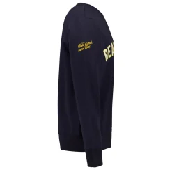 MBA Solutions Mens Baseball Crewneck Sweatshirt Navy Real Madrid^ Sweatshirts