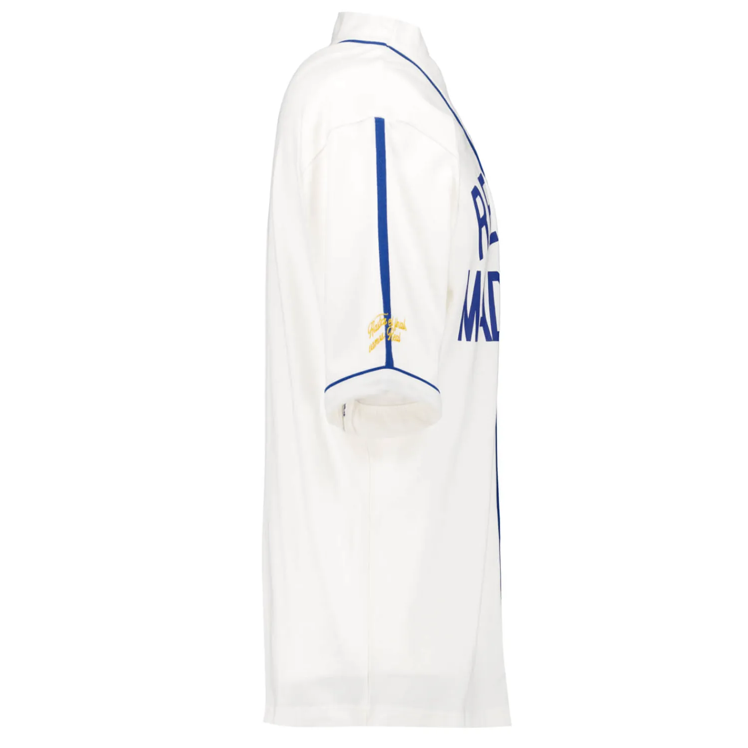 MBA Solutions Mens Baseball Shirt Off White Real Madrid^ T-Shirts