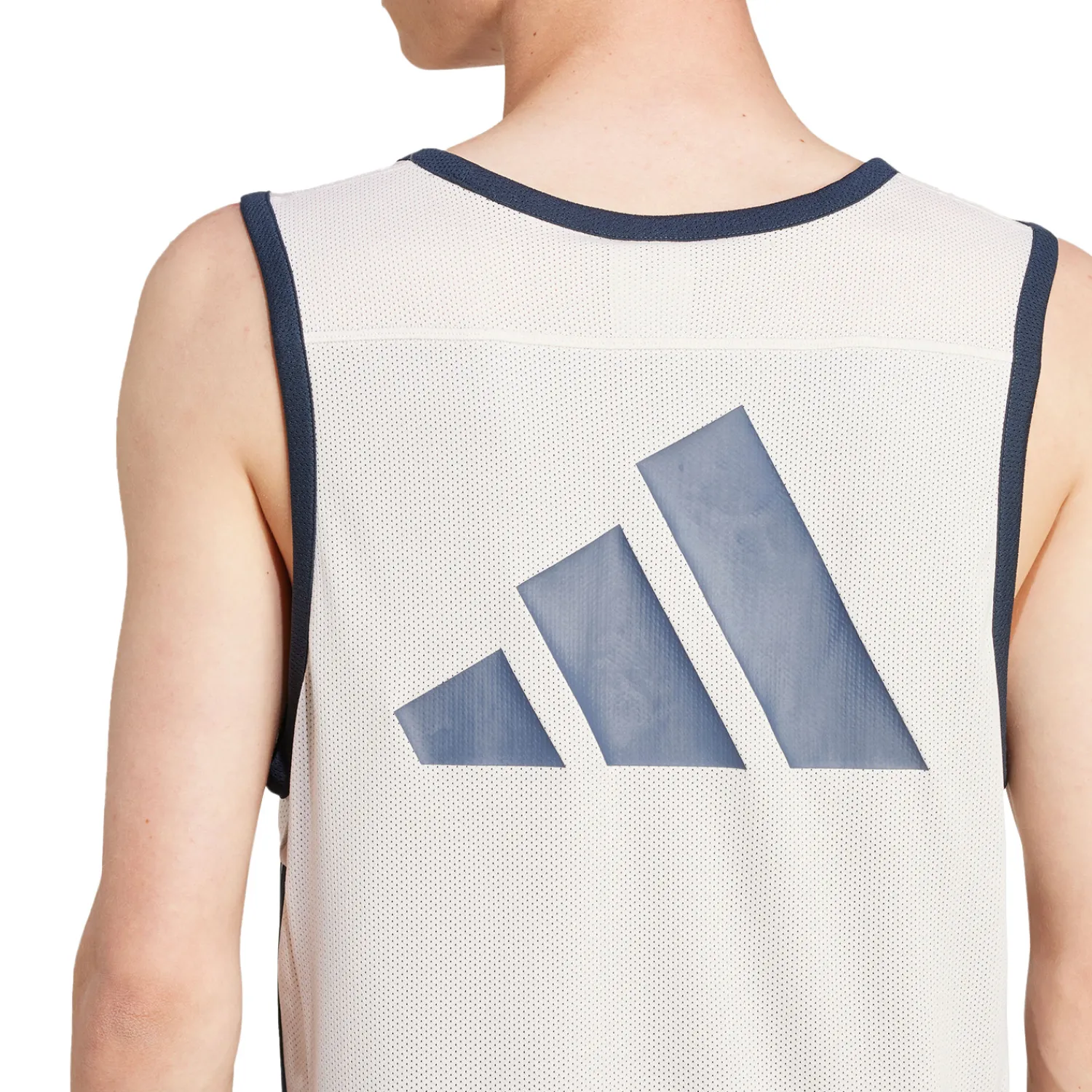 Adidas España, S.A.U Mens Basketball Reversible Training Shirt 24/25 Navy/Beige^ T-Shirts|T-Shirts