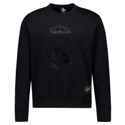 MBA Solutions Mens Blackout Sweatshirt Crest Black Real Madrid^ Sweatshirts