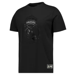MBA Solutions Mens Blackout T-Shirt Crest Black Real Madrid^ T-Shirts