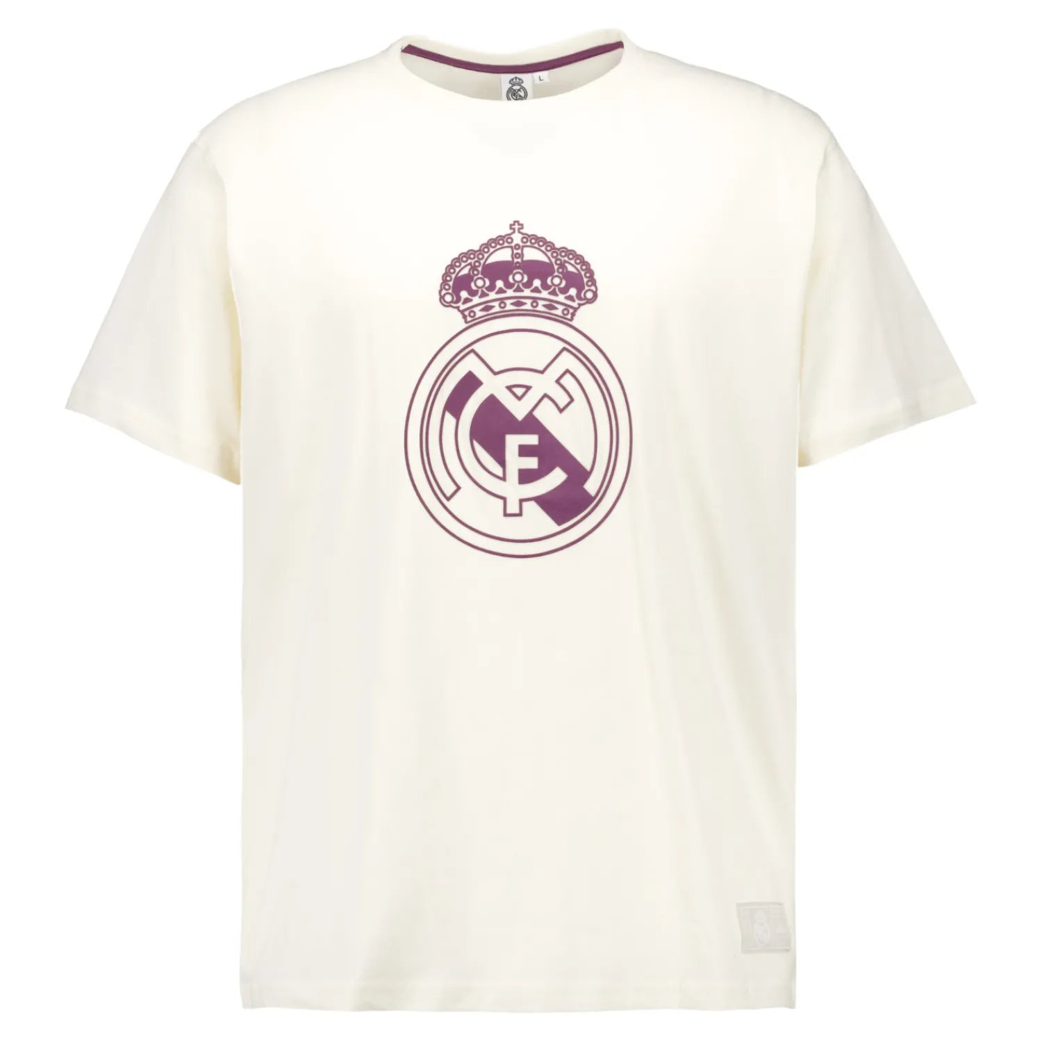 Sport Design Sweden AB Mens Color Crest T-Shirt Off White Real Madrid^ T-Shirts