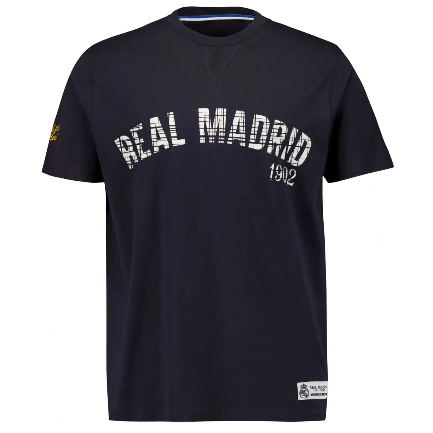 MBA Solutions Mens Crack Printed Baseball T-Shirt Navy Real Madrid^ T-Shirts