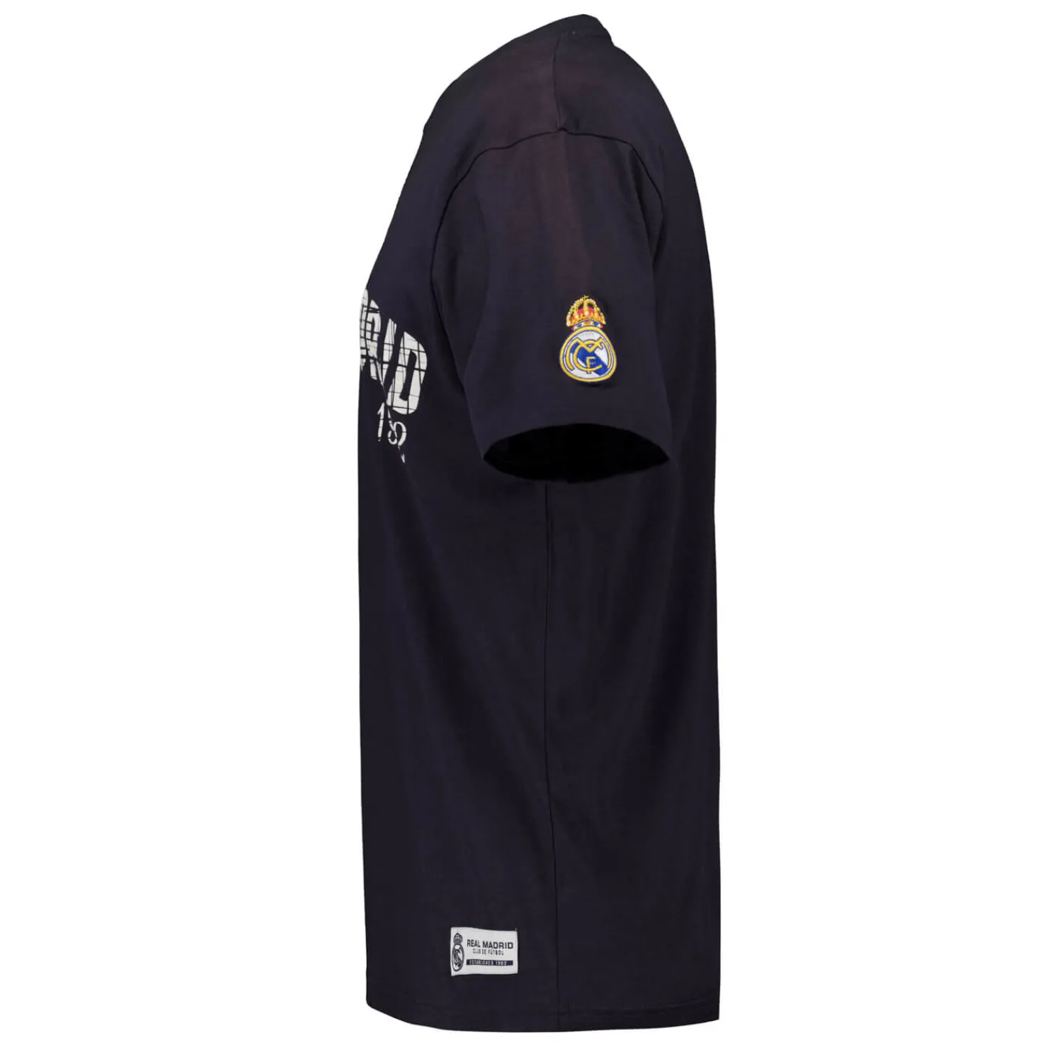 MBA Solutions Mens Crack Printed Baseball T-Shirt Navy Real Madrid^ T-Shirts