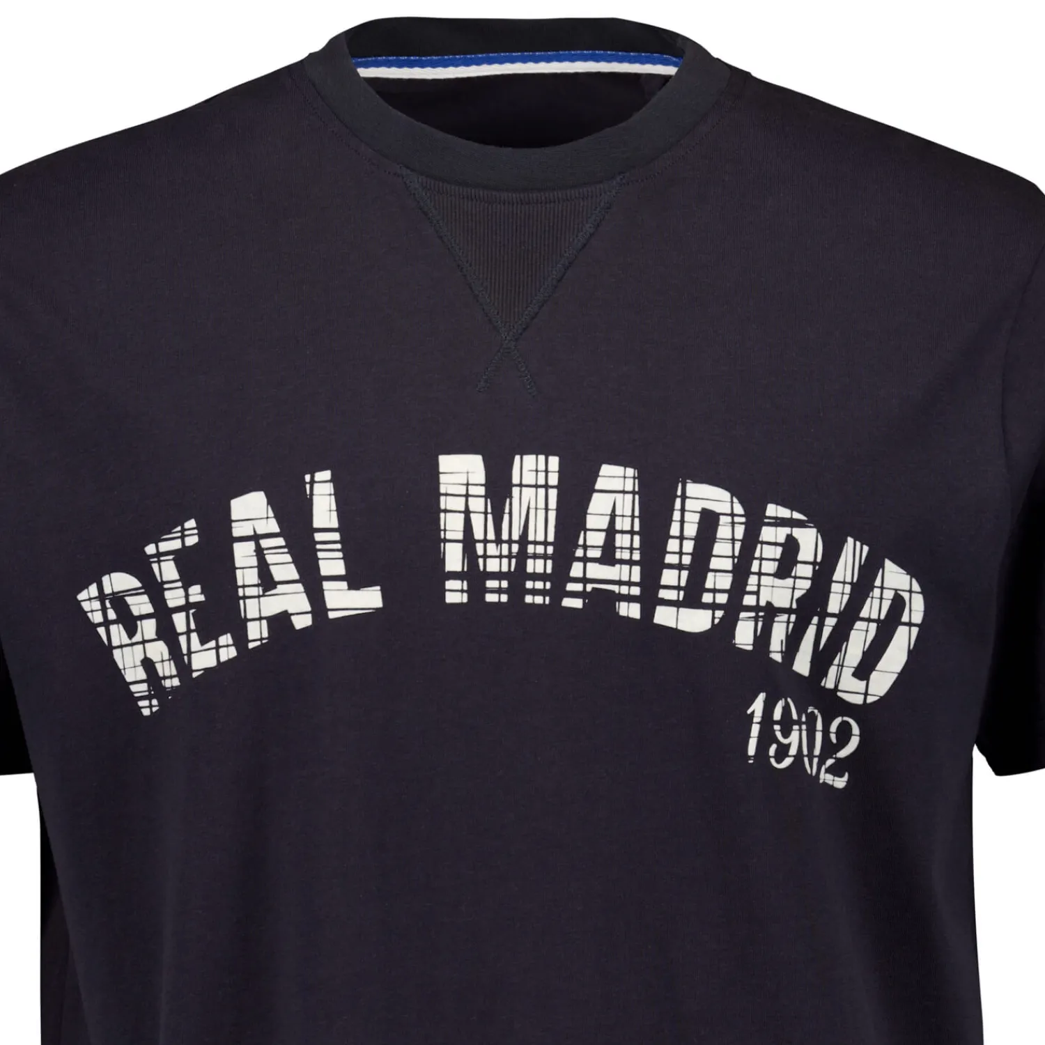 MBA Solutions Mens Crack Printed Baseball T-Shirt Navy Real Madrid^ T-Shirts