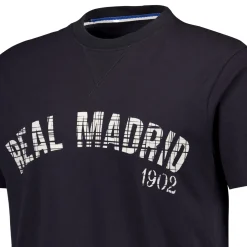 MBA Solutions Mens Crack Printed Baseball T-Shirt Navy Real Madrid^ T-Shirts