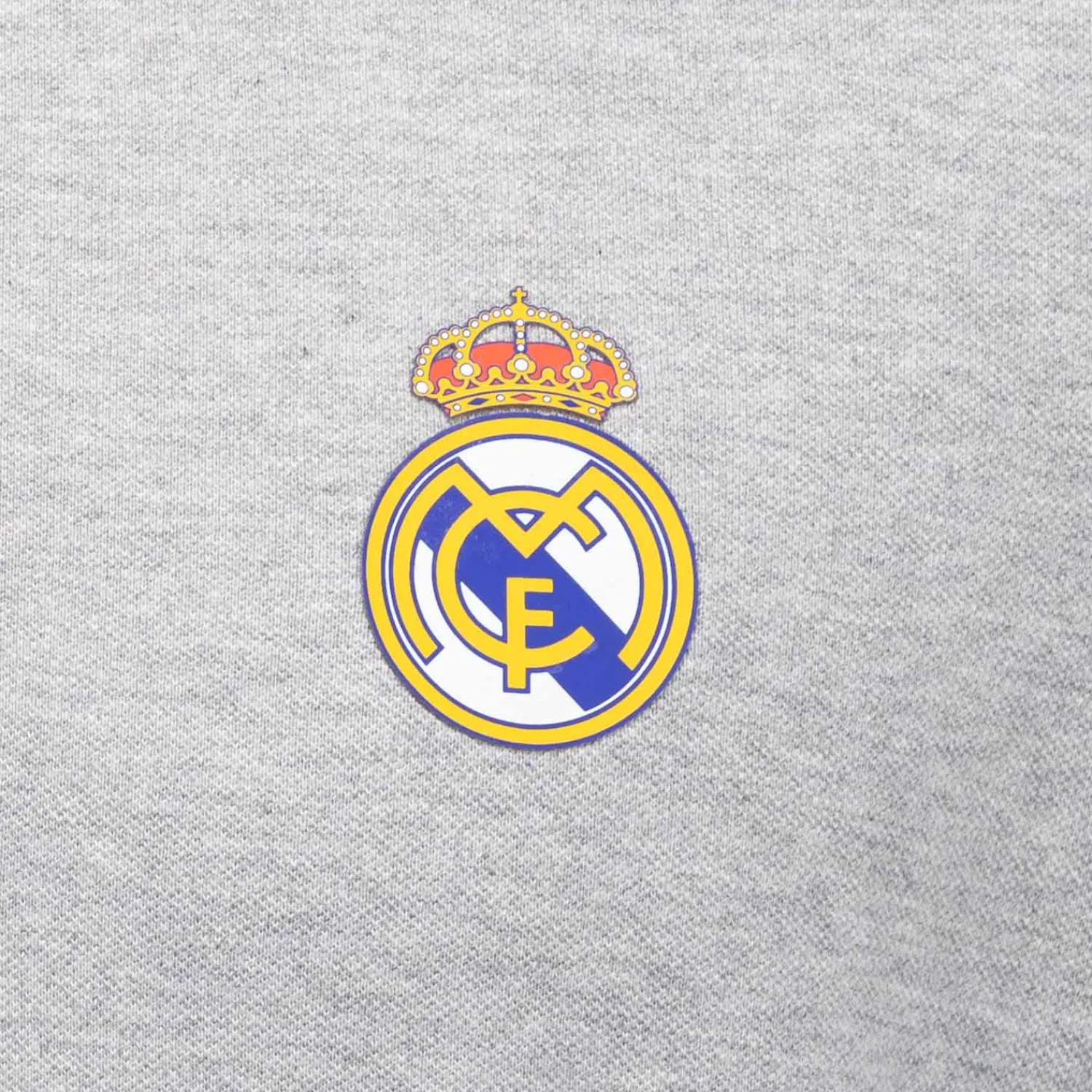 OSDM Mens ECO Essentials Real Madrid Color Crest Polo Light Grey^ Polos