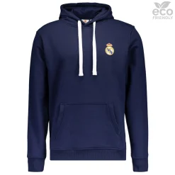 OSDM Mens ECO Essentials Real Madrid Color Crest Hoodie Navy^ Sweatshirts
