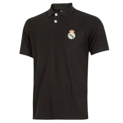 T&F Mens Essentials Color Crest Polo Black^ Polos