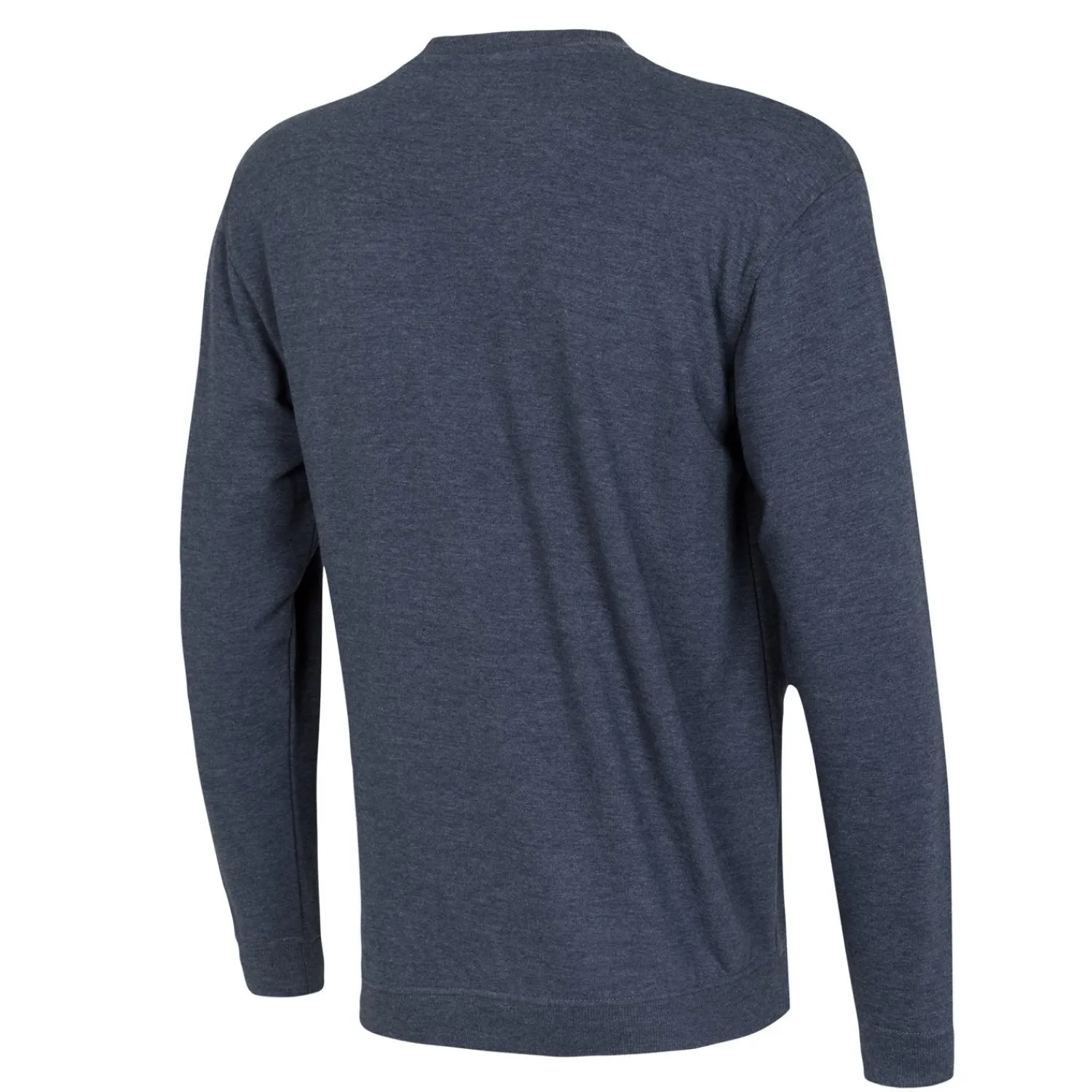T&F Mens Essentials Color Crest Crew Blue Blend^ Sweatshirts