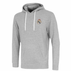 T&F Mens Essentials Color Crest Hoody Light Grey^ Sweatshirts