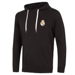 T&F Mens Essentials Color Crest Hoody Black^ Sweatshirts