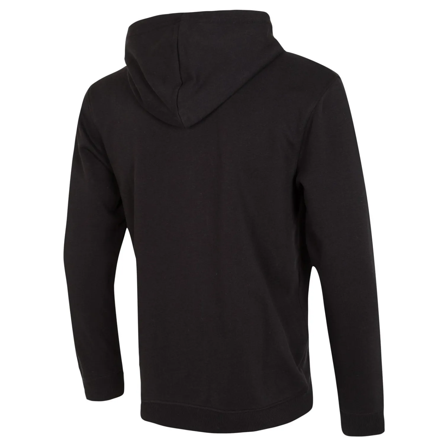 T&F Mens Essentials Color Crest Full Zip Hoody Black^ Sweatshirts