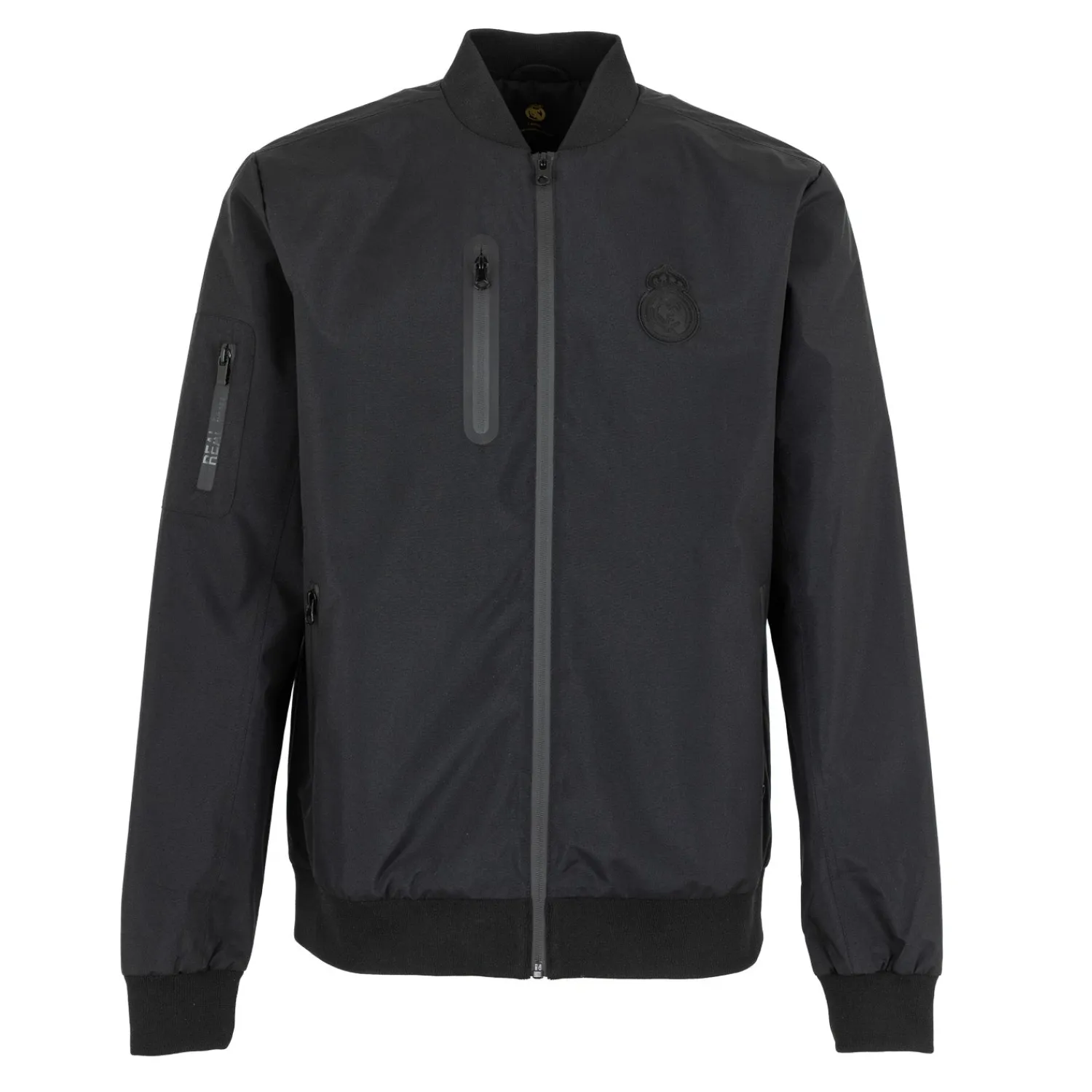 MBA Solutions Mens Outerwear Light Bomber Jacket Monocolor Black^ Jackets
