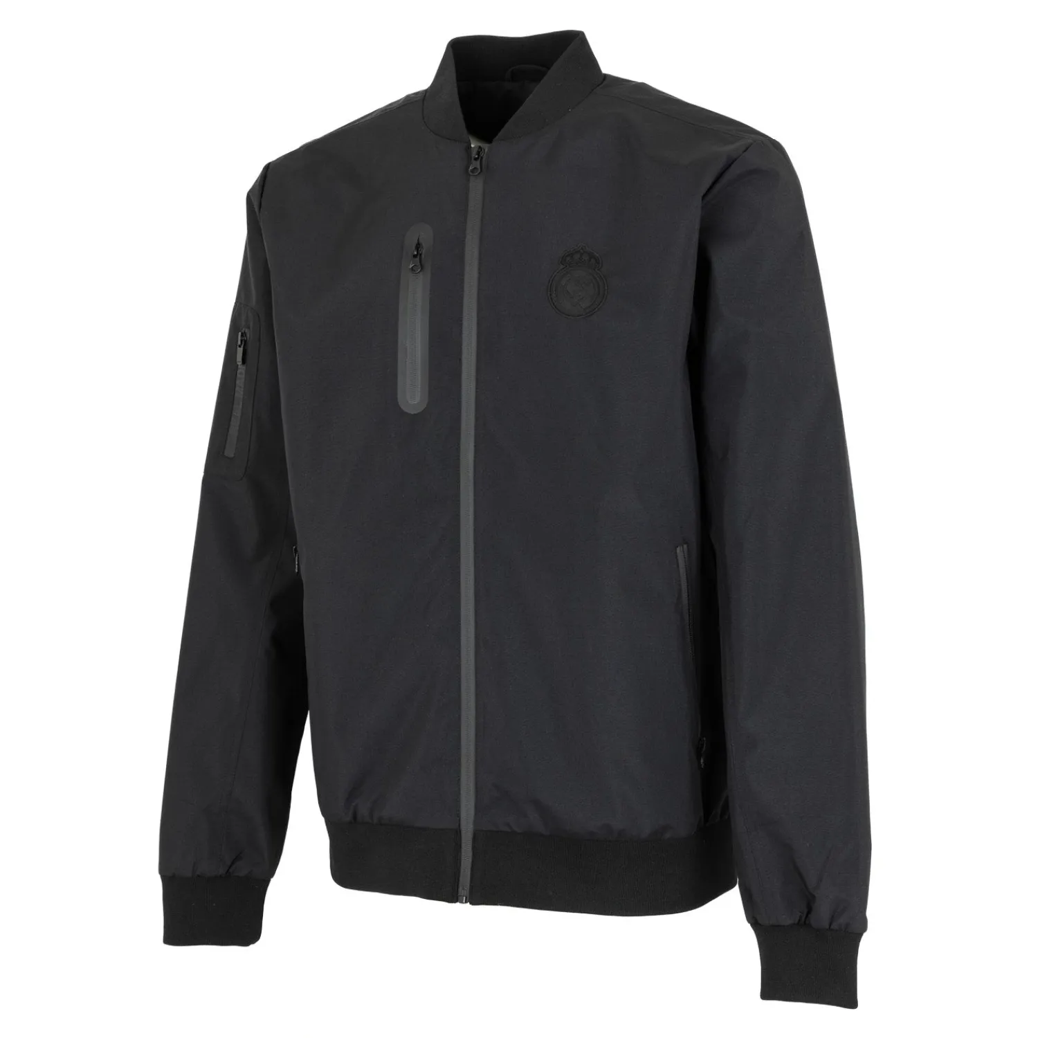 MBA Solutions Mens Outerwear Light Bomber Jacket Monocolor Black^ Jackets