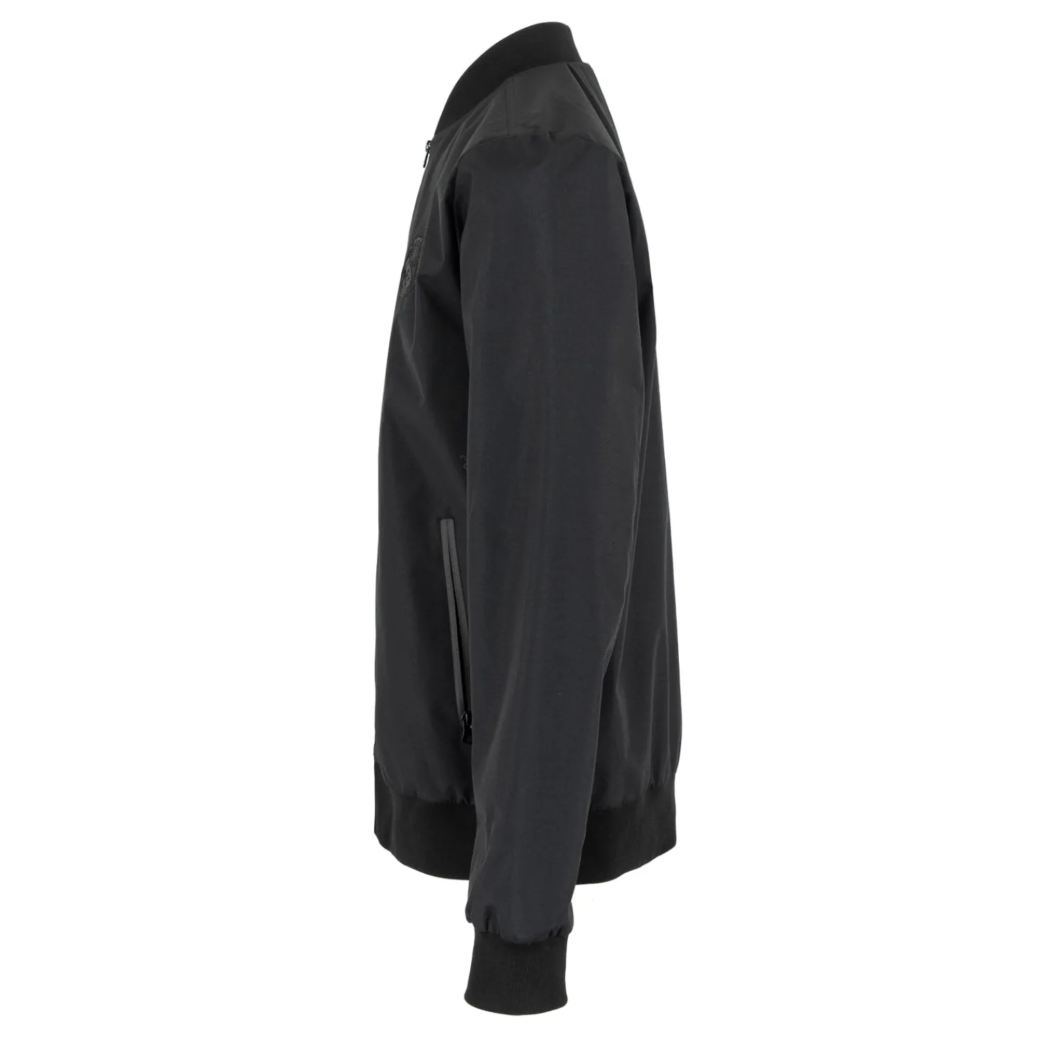 MBA Solutions Mens Outerwear Light Bomber Jacket Monocolor Black^ Jackets