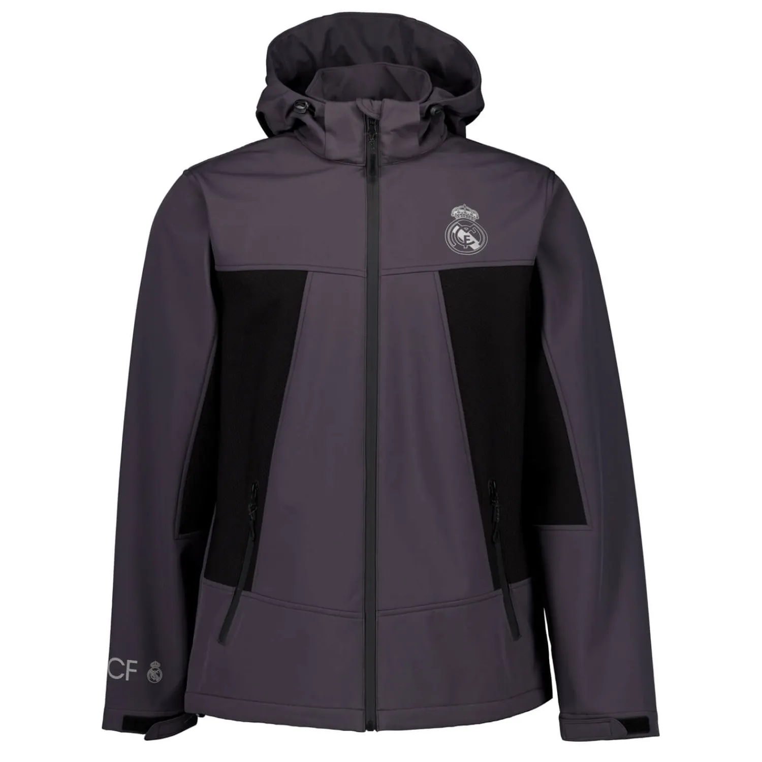 MBA Solutions Mens Outerwear Softshell Jacket Dark Grey Real Madrid^ Jackets