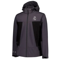 MBA Solutions Mens Outerwear Softshell Jacket Dark Grey Real Madrid^ Jackets